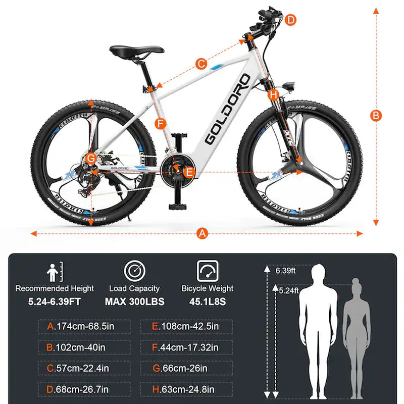 26-In Adult Unisex E-Bike