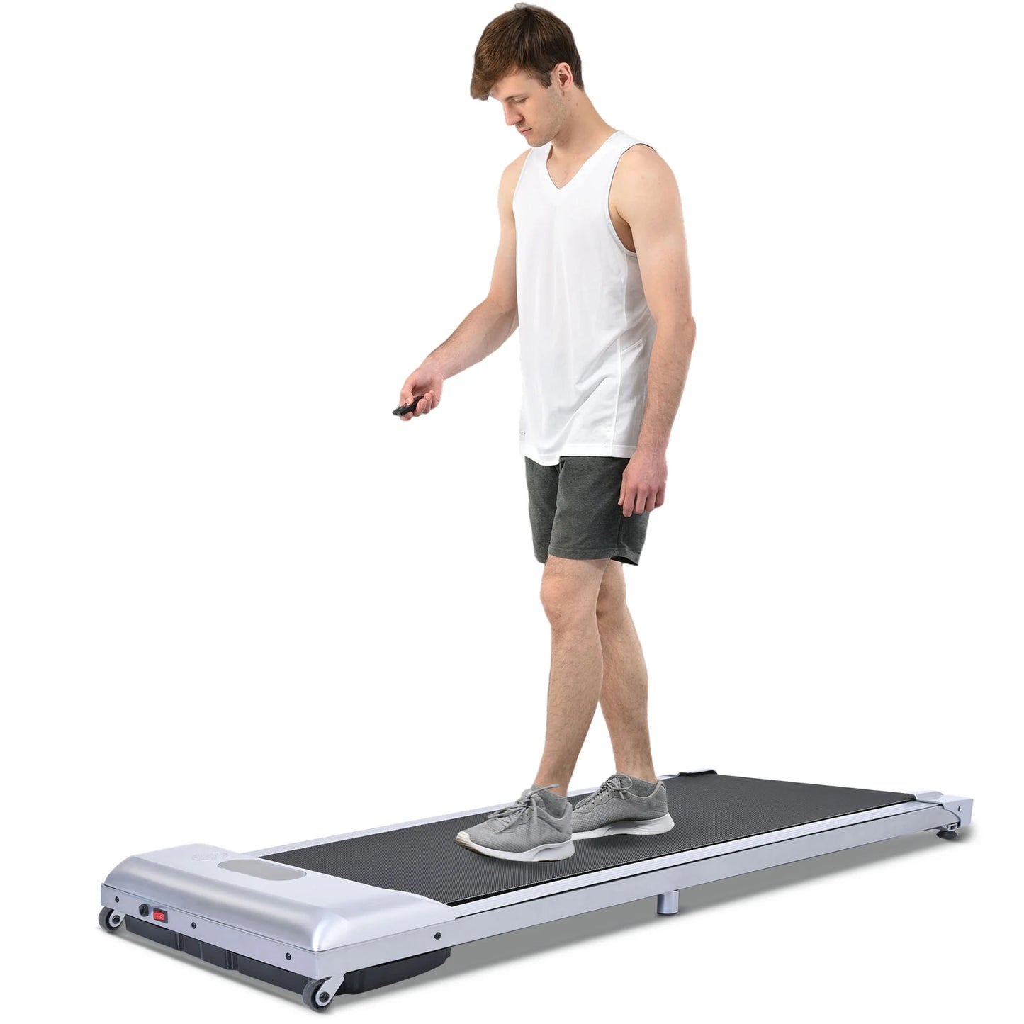 500LBS 3HP Walking Pad,Under Desk Treadmill with 4Mph Speed,47" Longer Quiet and Stable Pad with Bluetooth App,Speaker,Remote Control,Led Display,Portable Walking Pad Treadmill for Home/Office